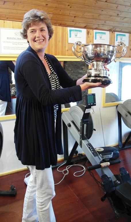 Rachel Wallis accepts the Championship on behalf of William Wallis - SCSC 2013
