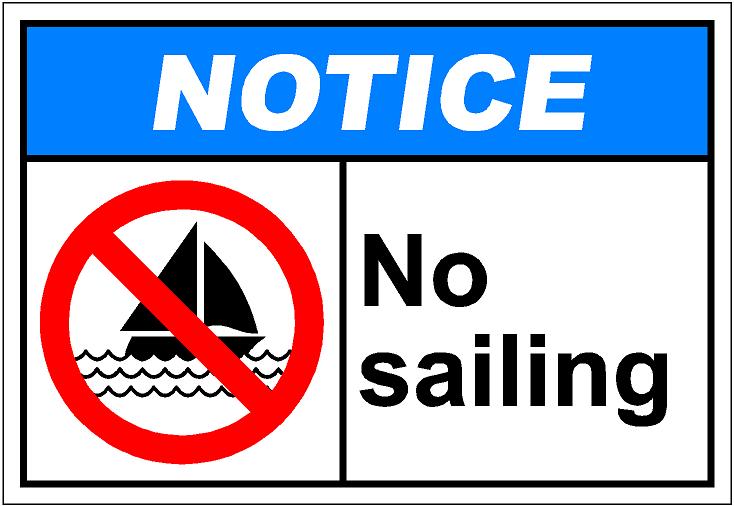 No Sailing